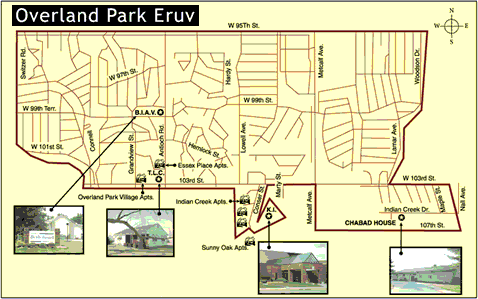 Overland Park Eruv map